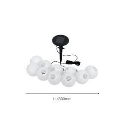 Solar White LED Fairy Lights