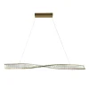 Sparkle Gold LED Linear Pendant Ceiling Light 36w