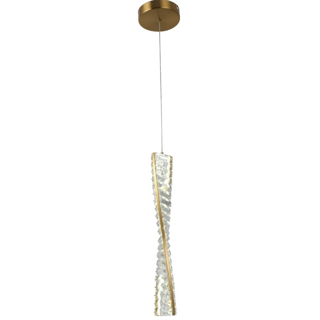 Sparkle Gold LED Pendant Ceiling Light