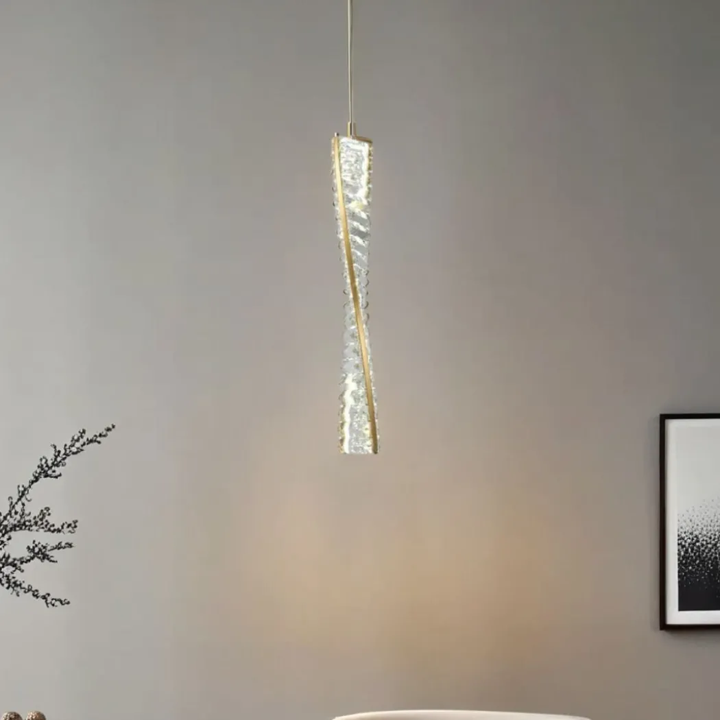 Sparkle Gold LED Pendant Ceiling Light