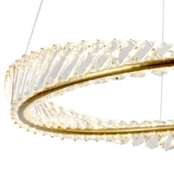 Sparkle Gold Ring LED Pendant Ceiling Light 36w