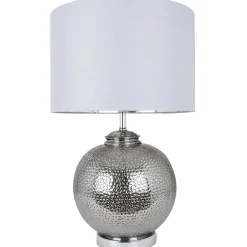 Specter 55cm Silver Glass Table Lamp