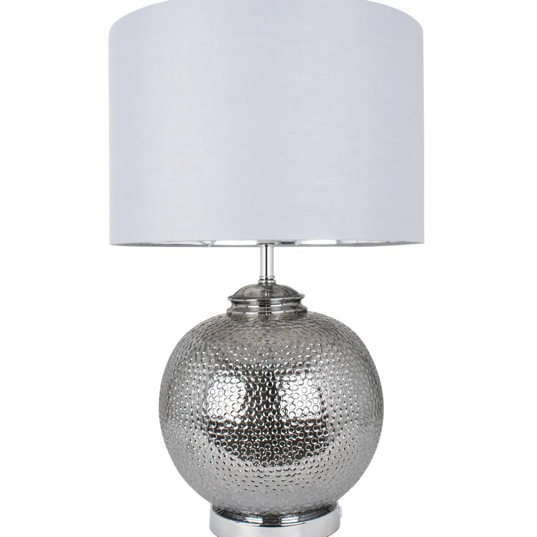 Specter 55cm Silver Glass Table Lamp