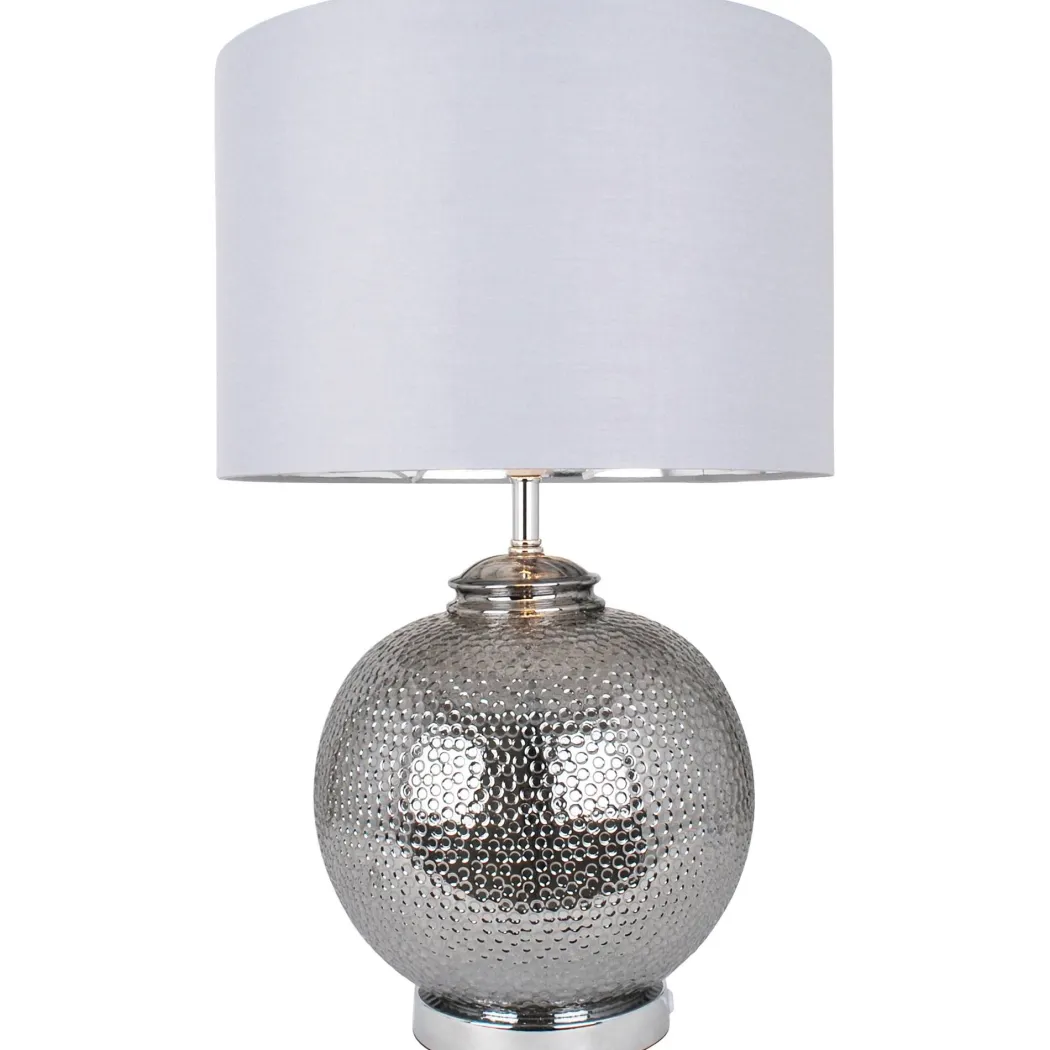 Specter 55cm Silver Glass Table Lamp