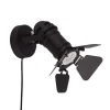 Spectre Black Plugin Wall Light