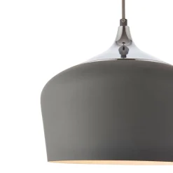 Spitalfields Pendant Ceiling Light Grey