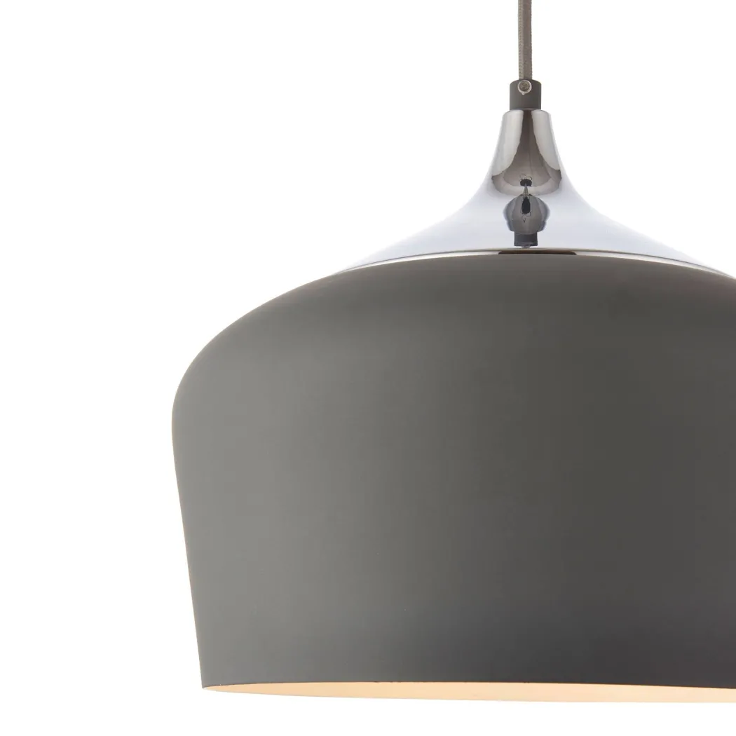 Spitalfields Pendant Ceiling Light Grey