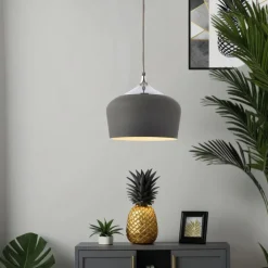 Spitalfields Pendant Ceiling Light Grey