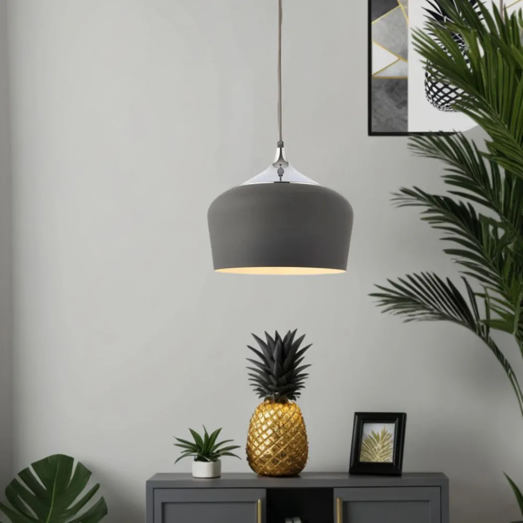 Spitalfields Pendant Ceiling Light Grey