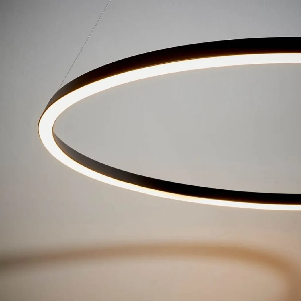 Staten Matte Black LED Pendant Ceiling Light