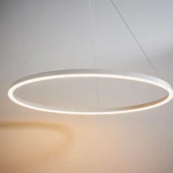 Staten Matte White LED Pendant Ceiling Light