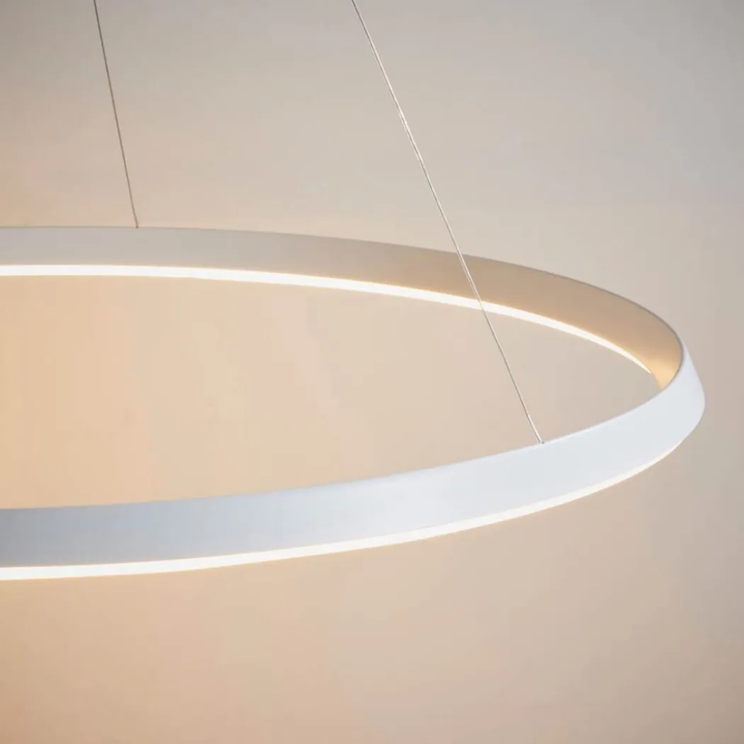 Staten Matte White LED Pendant Ceiling Light