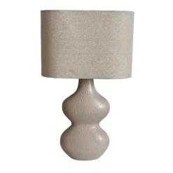 Stephanie Beige Resin Table Lamp