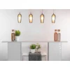 Stephie 4 Light Ceiling Light Bar Satin Nickel