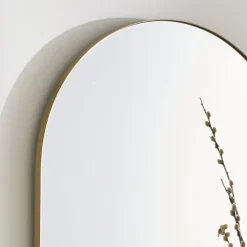 Stoob Champagne Oval Mirror