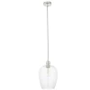 Stourton Nickel & Glass Pendant Ceiling Light