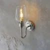 Stourton Nickel & Glass Wall Light