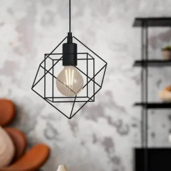 Straiton Black Pendant Ceiling Light