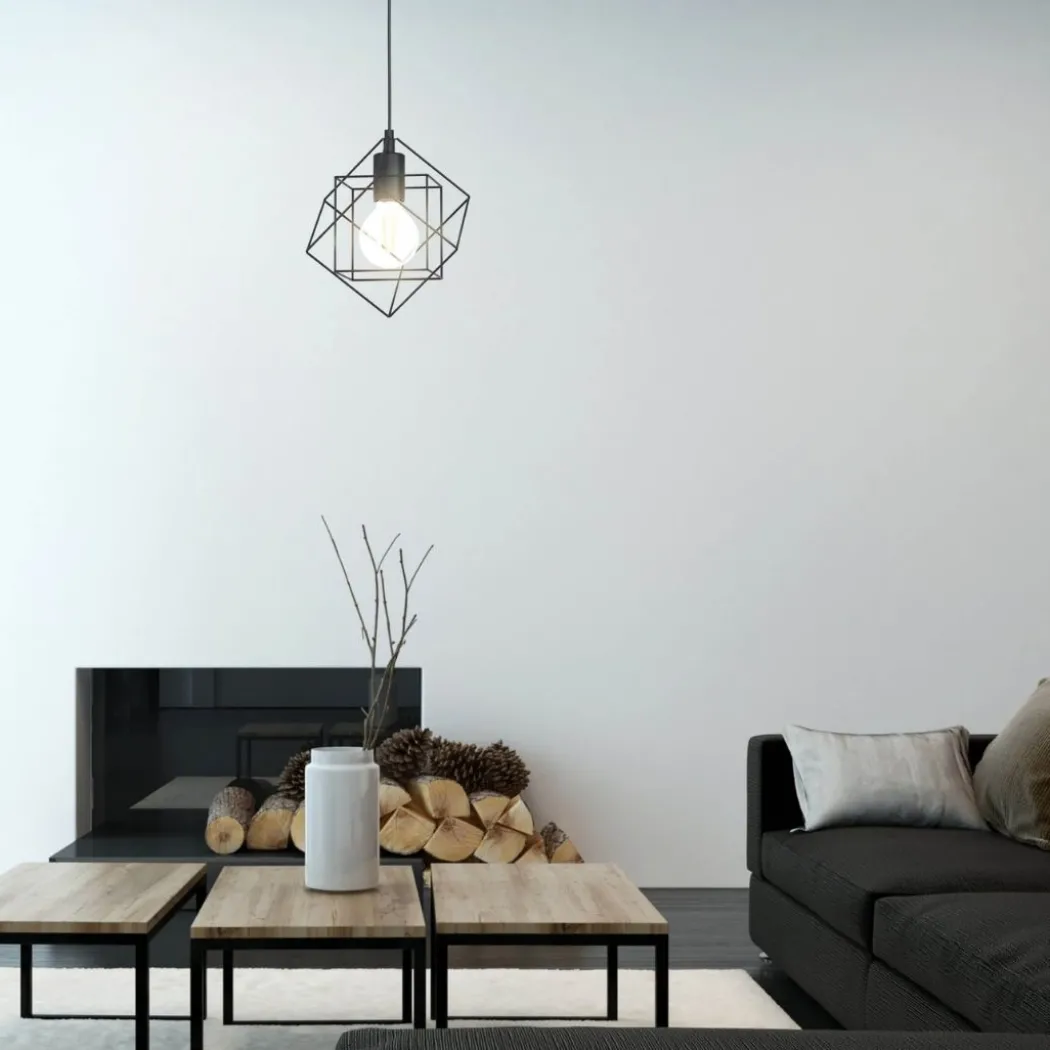 Straiton Black Pendant Ceiling Light