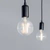 Studio 6-Light Matte Black Pendant Ceiling Light