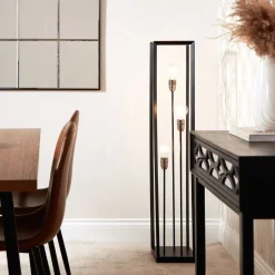 Sully Matt Black Floor Lamp