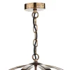 Symbol 3 Light Ceiling Light Copper
