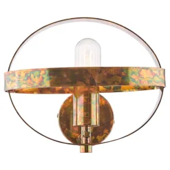 Symbol Mottled Copper Wall Light