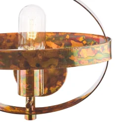 Symbol Mottled Copper Wall Light