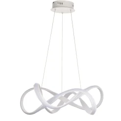 Synergy Large Warm White LED White Ceiling Pendant