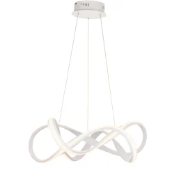 Synergy Large Warm White LED White Ceiling Pendant