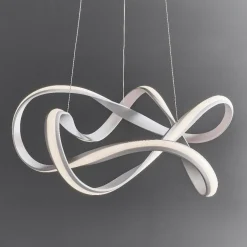 Synergy Large Warm White LED White Ceiling Pendant