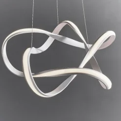 Synergy Large Warm White LED White Ceiling Pendant