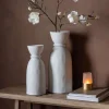 Takada Bottle Small White Vase