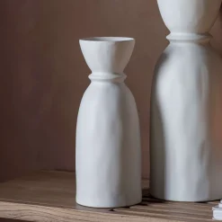 Takada Bottle Small White Vase