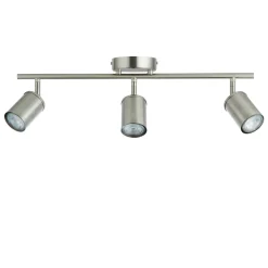 Talbot Brushed Nickel 3-Spot Bar
