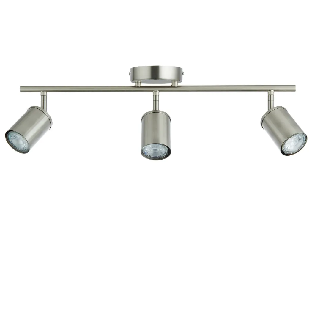Talbot Brushed Nickel 3-Spot Bar