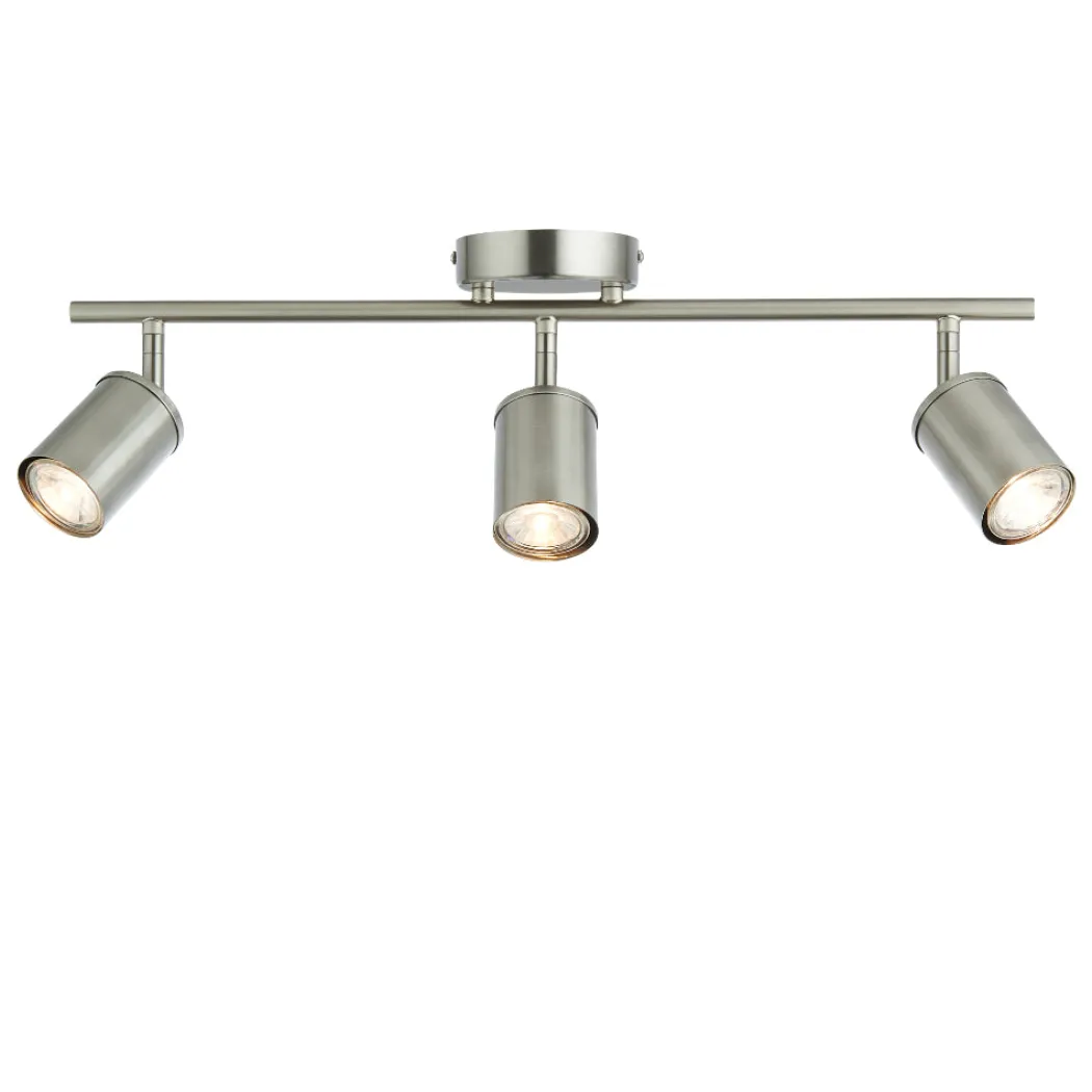 Talbot Brushed Nickel 3-Spot Bar
