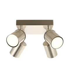 Talbot 4-Light Brushed Nickel Spot Plate