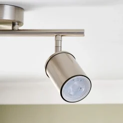 Talbot 2-Light Brushed Nickel Spotlight Bar