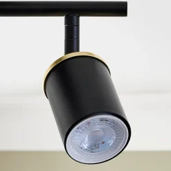 Talbot 2-Light Matte Black Spotlight Bar