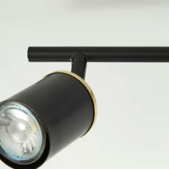 Talbot Matte Black 4-Spot Bar