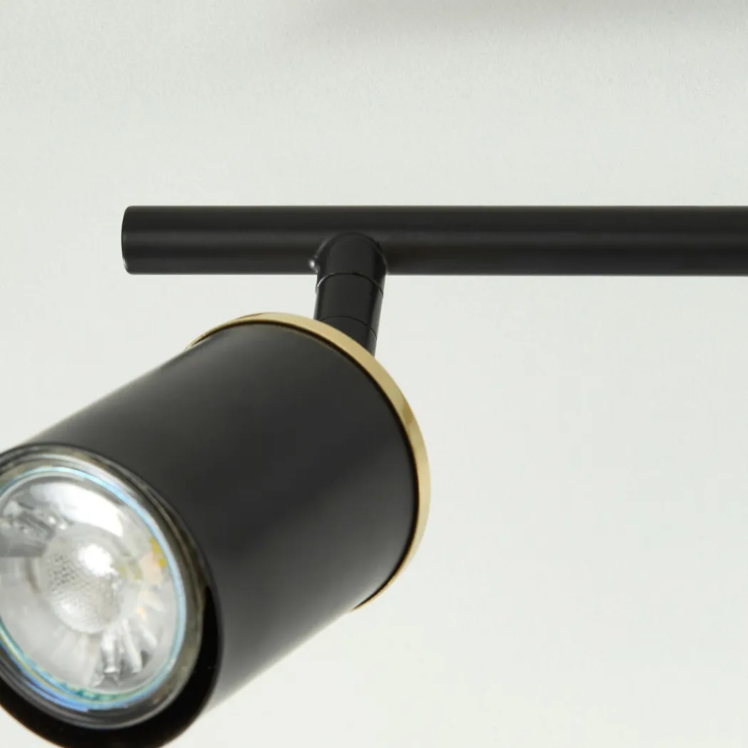 Talbot Matte Black 4-Spot Bar