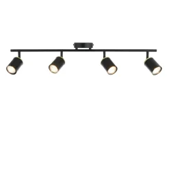 Talbot Matte Black 4-Spot Bar