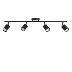 Talbot Matte Black 4-Spot Bar