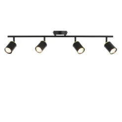 Talbot Matte Black 4-Spot Bar