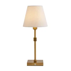 Taliah Antique Brass Rechargeable Table Lamp