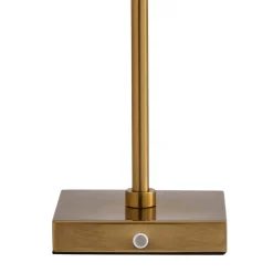 Taliah Antique Brass Rechargeable Table Lamp