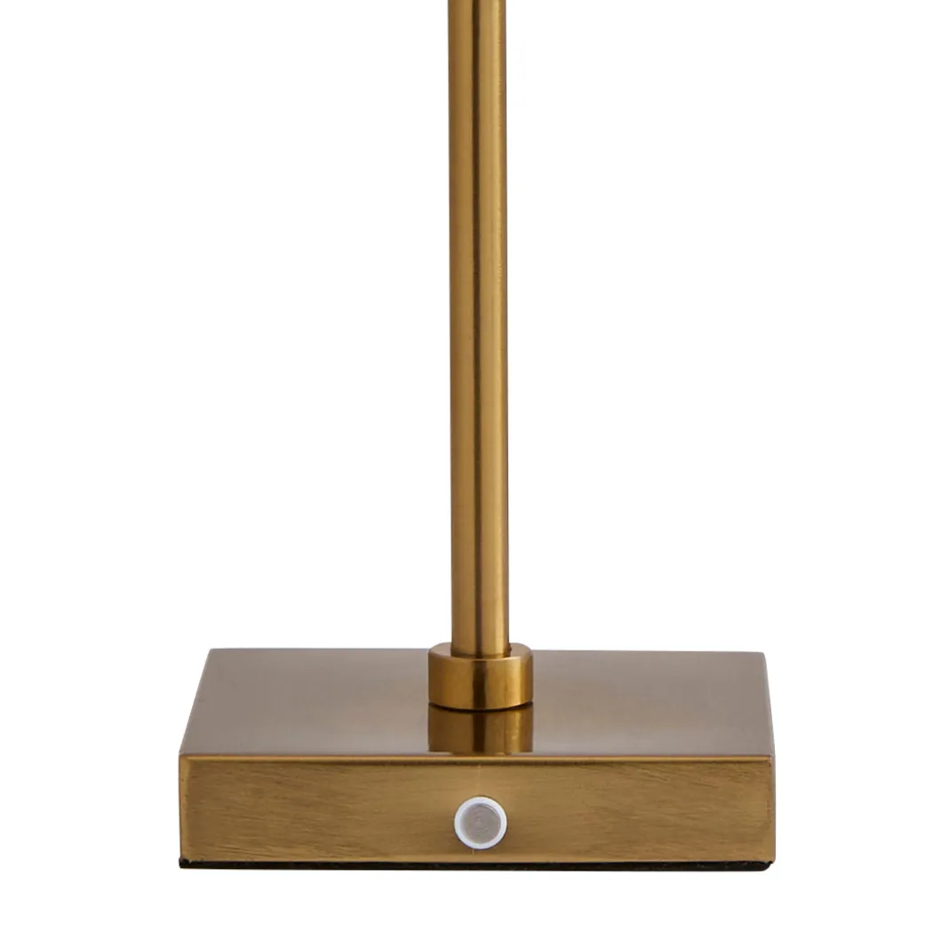 Taliah Antique Brass Rechargeable Table Lamp