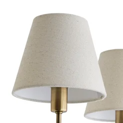 Taliah 3-Light Antique Brass Semi-Flush Ceiling Light