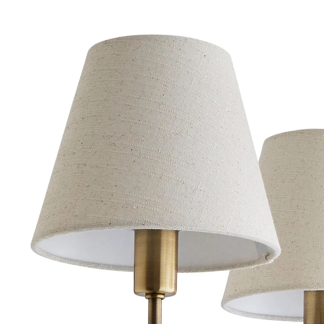 Taliah 3-Light Antique Brass Semi-Flush Ceiling Light